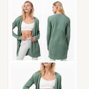 Lululemon Sincerely Yours Cardigan Sweater Wrap Sage Green large